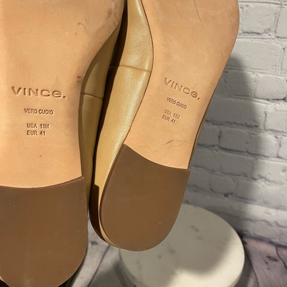 Vince Woman’s “Brette” Leather Flats Sz 11 New with tag - Picture 5 of 6